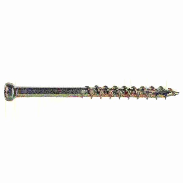 Saberdrive Deck Screw, #8 x 2 in, Steel, Trim Head, Torx Drive, 865 PK 09333